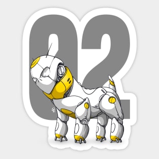 Robot Dog Sticker